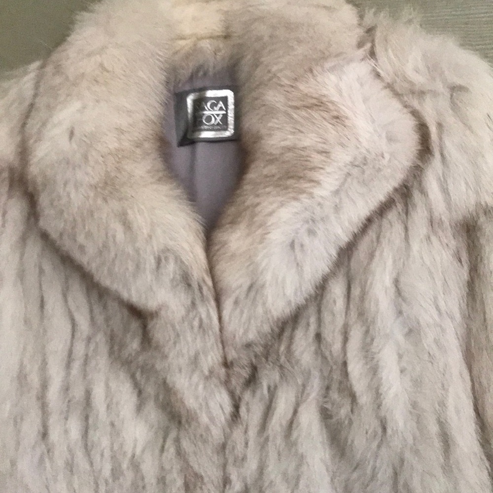 Authentic Saga Fox Coat Jacket Vintage Refurbished - Picture 3 of 7